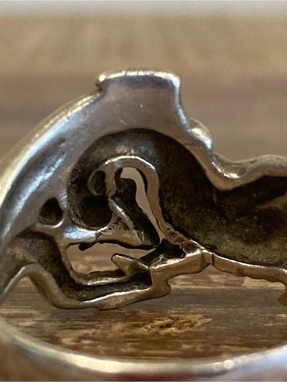 Peter Stone PSCL Sterling Silver 925 Fantasy Dragon Ring Sz 12.5